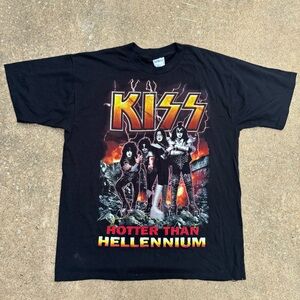 Kiss T Shirt Vancouver BC Place New Years Evil 1999 HELLENNIUM XL Vintage Band T